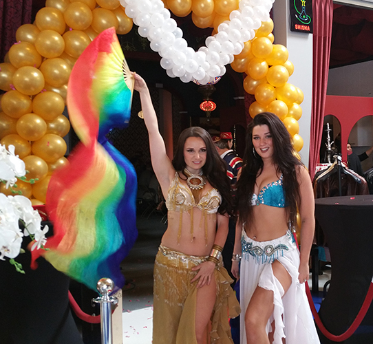 Fire sawrds bellydance show